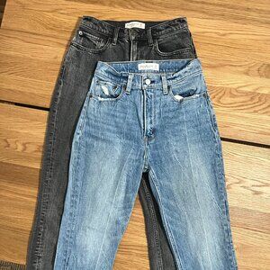 Abercrombie & Fitch High Rise Mom Jean Bundle